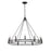 Z-Lite Dennison 12 Light Chandelier, Matte Black - 4005-12MB