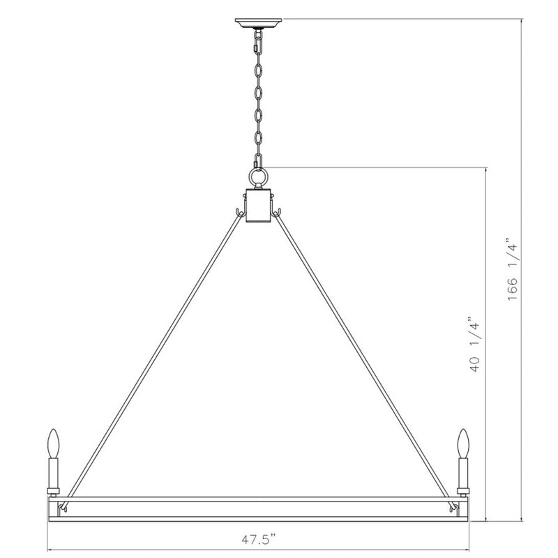 Z-Lite Dennison 12 Light Chandelier, Signature Brass