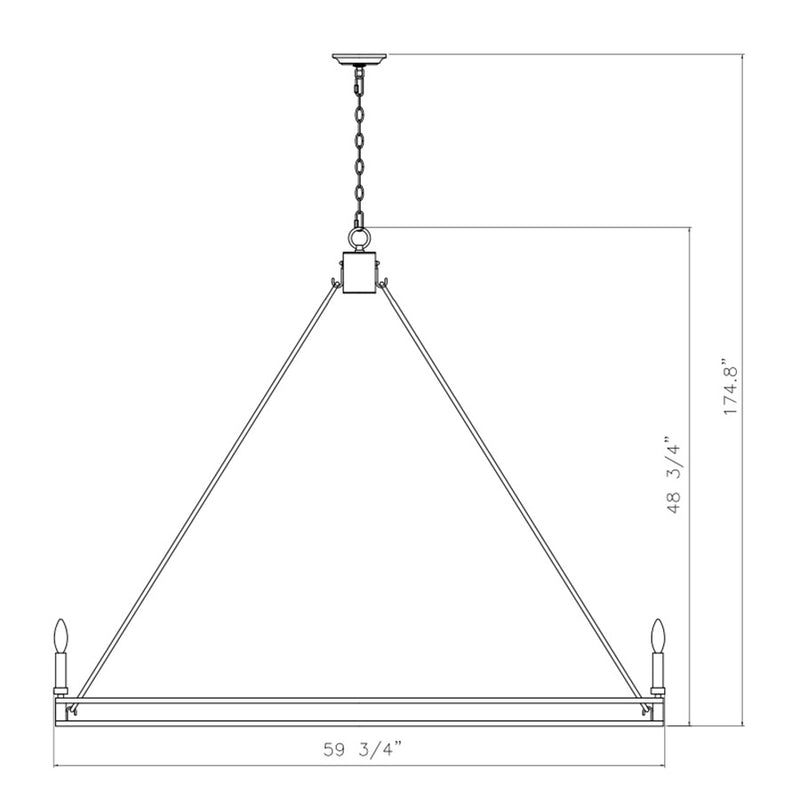 Z-Lite Dennison 16 Light Chandelier, Signature Brass