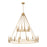 Z-Lite Dennison 18 Light Chandelier, Signature Brass