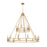 Z-Lite Dennison 18 Light Chandelier, Signature Brass