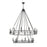 Z-Lite Dennison 20 Light 47.5" Chandelier, Matte Black/Matte Black - 4005-20MB