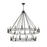 Z-Lite Dennison 28 Light 60" Chandelier, Matte Black/Matte Black - 4005-28MB