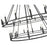 Z-Lite Dennison 28 Light 60" Chandelier, Matte Black/Matte Black