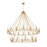 Z-Lite Dennison 28 Light Chandelier, Signature Brass - 4005-28SBR