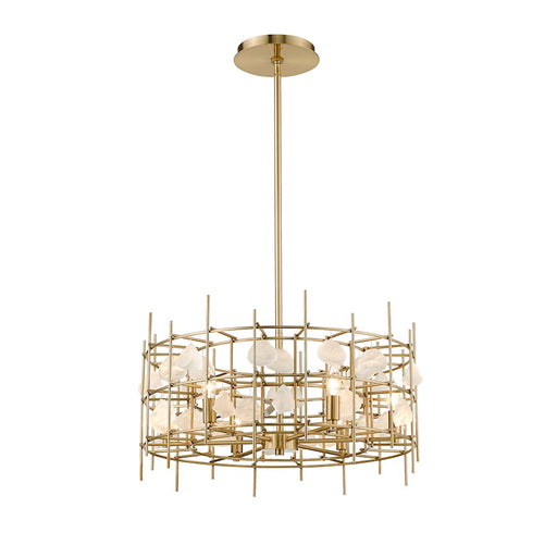 Z-Lite Garroway 6 Light 14" Chandelier, Aged Brass, Aged Brass - 4007-24AGBR