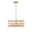 Z-Lite Garroway 6 Light 14" Chandelier, Aged Brass/Aged Brass