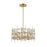 Z-Lite Garroway 6 Light 14" Chandelier, Aged Brass/Aged Brass