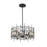 Z-Lite Garroway 6 Light 14" Chandelier, Matte Black/Matte Black