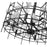 Z-Lite Garroway 6 Light 14" Chandelier, Matte Black/Matte Black