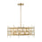 Z-Lite Garroway 9 Light 14" Chandelier, Aged Brass/Aged Brass