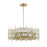 Z-Lite Garroway 9 Light 14" Chandelier, Aged Brass/Aged Brass