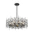 Z-Lite Garroway 9 Light 14" Chandelier, Matte Black/Matte Black