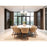 Z-Lite Claudelle 5Lt Chandelier, Matte Black/Modern Gold/White