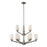 Z-Lite Montego 9 Light Chandelier, Brushed Nickel, Matte Opal - 410-9