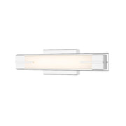 Z-Lite Chase 1 Light 18" Vanity, Chrome/Gloss Opal - 4100-18W-CH-LED