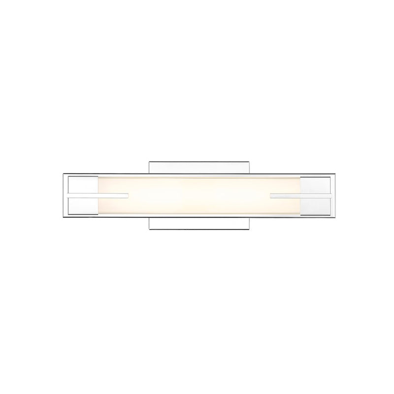 Z-Lite Chase 1 Light 18" Vanity, Chrome/Gloss Opal
