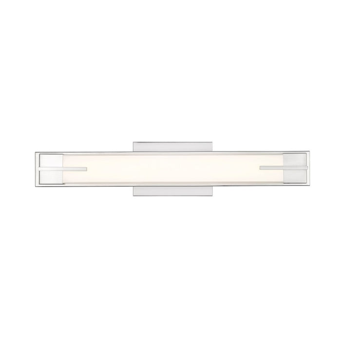 Z-Lite Chase 1 Light 23" Vanity, Brushed Nickel/Gloss Opal