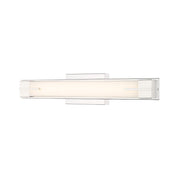 Z-Lite Chase 1 Light 23" Vanity, Chrome/Gloss Opal - 4100-23W-CH-LED