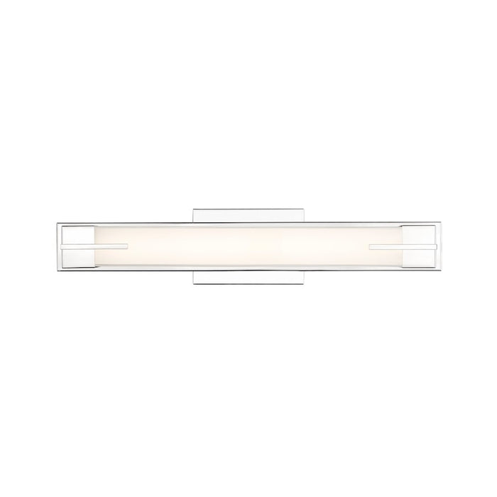 Z-Lite Chase 1 Light 23" Vanity, Chrome/Gloss Opal