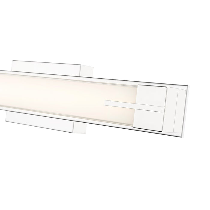 Z-Lite Chase 1 Light 23" Vanity, Chrome/Gloss Opal