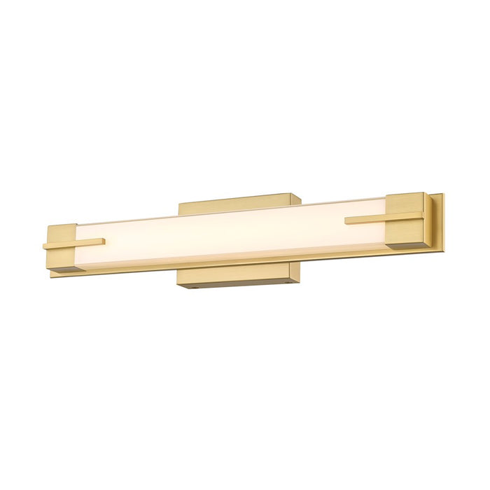 Z-Lite Chase 1 Light 23" Vanity, Modern Gold/Gloss Opal