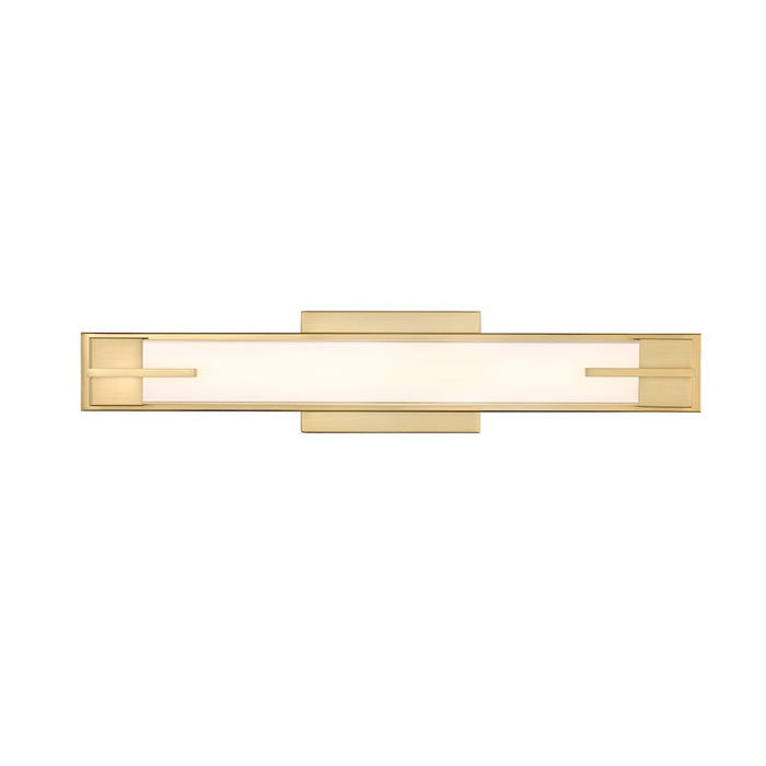 Z-Lite Chase 1 Light 23" Vanity, Modern Gold/Gloss Opal