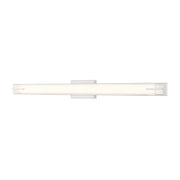 Z-Lite Chase 1 Light 43" Vanity, Brushed Nickel/Gloss Opal - 4100-43W-BN-LED