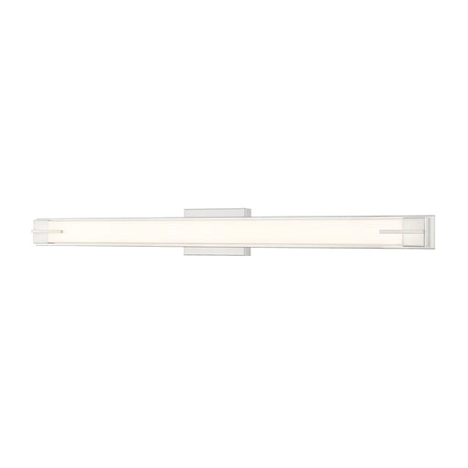 Z-Lite Chase 1 Light 43" Vanity, Brushed Nickel/Gloss Opal - 4100-43W-BN-LED