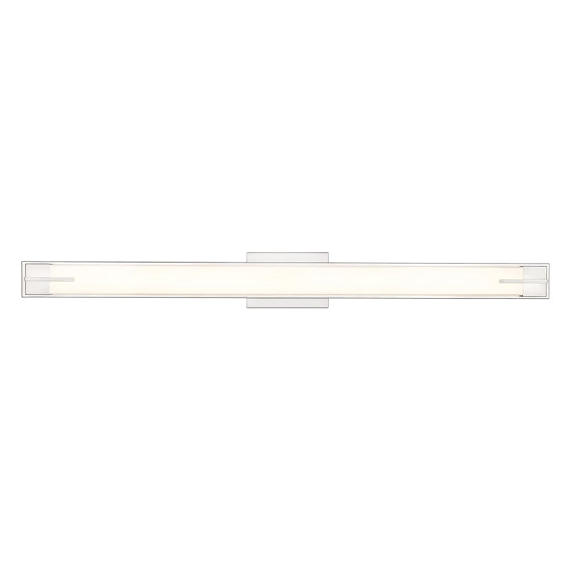 Z-Lite Chase 1 Light 43" Vanity, Brushed Nickel/Gloss Opal