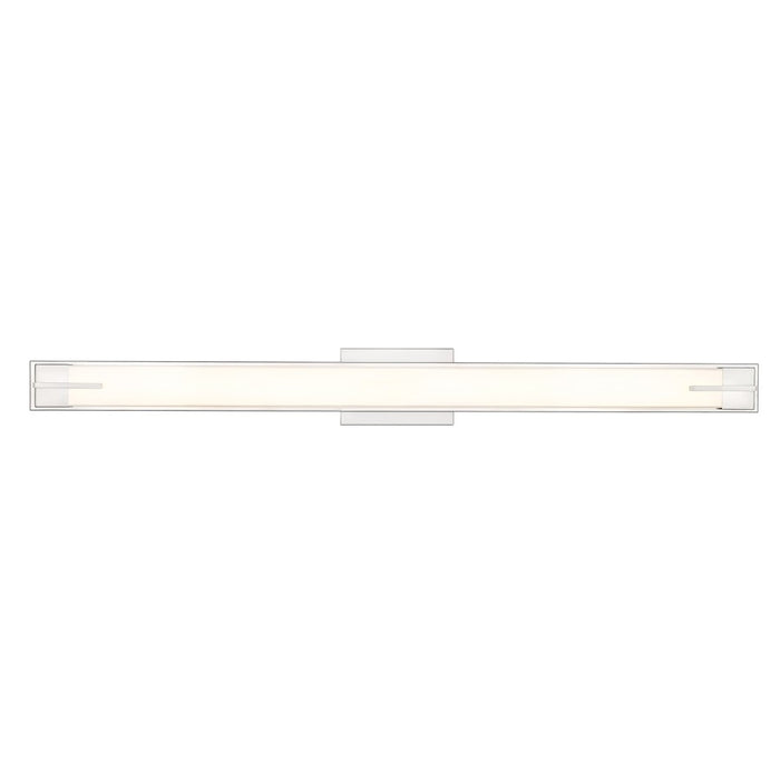 Z-Lite Chase 1 Light 43" Vanity, Brushed Nickel/Gloss Opal