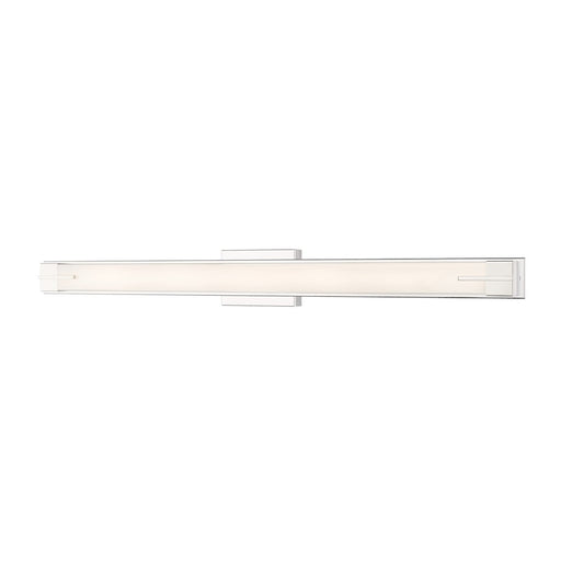 Z-Lite Chase 1 Light 43" Vanity, Chrome/Gloss Opal - 4100-43W-CH-LED