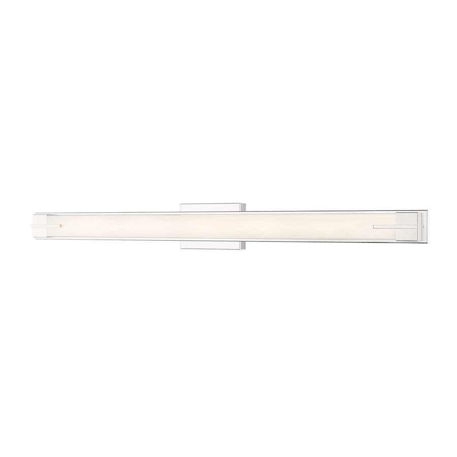 Z-Lite Chase 1 Light 43" Vanity, Chrome/Gloss Opal - 4100-43W-CH-LED