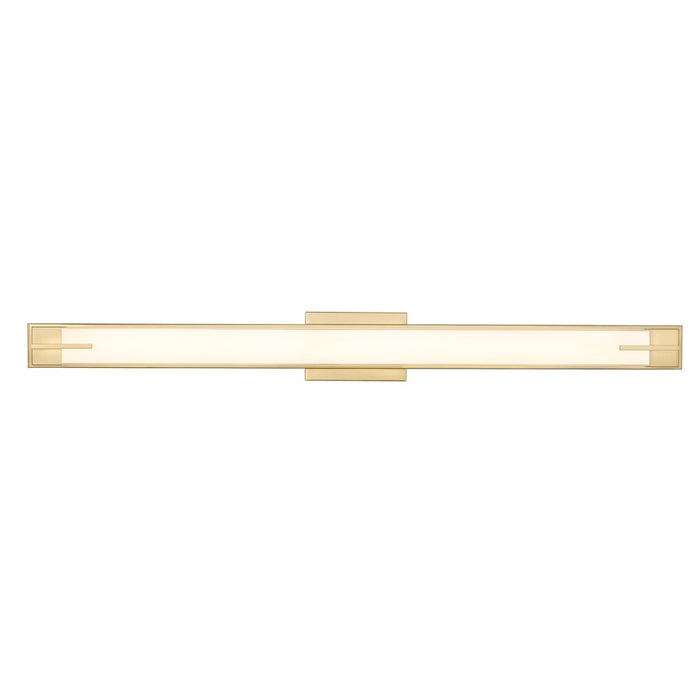 Z-Lite Chase 1 Light 43" Vanity, Modern Gold/Gloss Opal