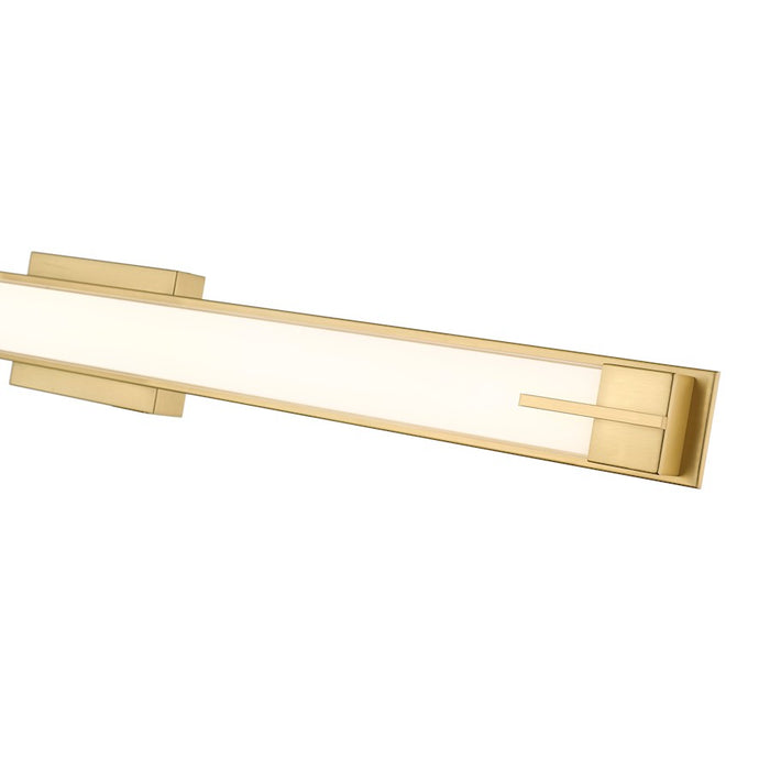 Z-Lite Chase 1 Light 43" Vanity, Modern Gold/Gloss Opal