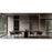 Z-Lite Saros 1 Light 42" Linear Chandelier, Matte Black/White