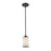 Z-Lite Savannah 1 Light Mini Pendant, Olde Bronze, Matte Opal - 413MP