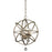 Z-Lite Acadia 4 Light Pendant, Antique Silver - 415-16