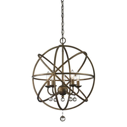 Z-Lite Acadia 5 Light Pendant, Golden Bronze - 416-20