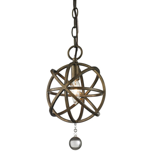 Z-Lite Acadia 1 Light Mini Pendant, Golden Bronze - 416-8
