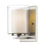 Z-Lite Willow 1 Light Wall Sconce, Brushed Nickel, Clear Out/Opal In - 426-1S-BN