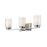 Z-Lite Willow 3 Light Vanity Light, Chrome, Clear Out/Matte Opal In - 426-3V-CH