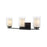 Z-Lite Willow Vanity, Matte Black, Inner White & Outer Clear