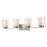 Z-Lite Willow 4 Light Vanity Light, Brushed Nickel, Clear Out/Opal In - 426-4V-BN