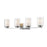 Z-Lite Willow 4 Light Vanity Light, Chrome, Clear Out/Matte Opal In - 426-4V-CH