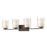 Z-Lite Willow 4 Light Vanity Light, Olde Bronze, Clear Out/Opal In - 426-4V-OB