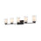 Z-Lite Willow Vanity, Matte Black, Inner White & Outer Clear