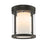 Z-Lite Willow 3 Light Flush Mount, Olde Bronze, Clear Out/Matte Opal In - 426F-OB