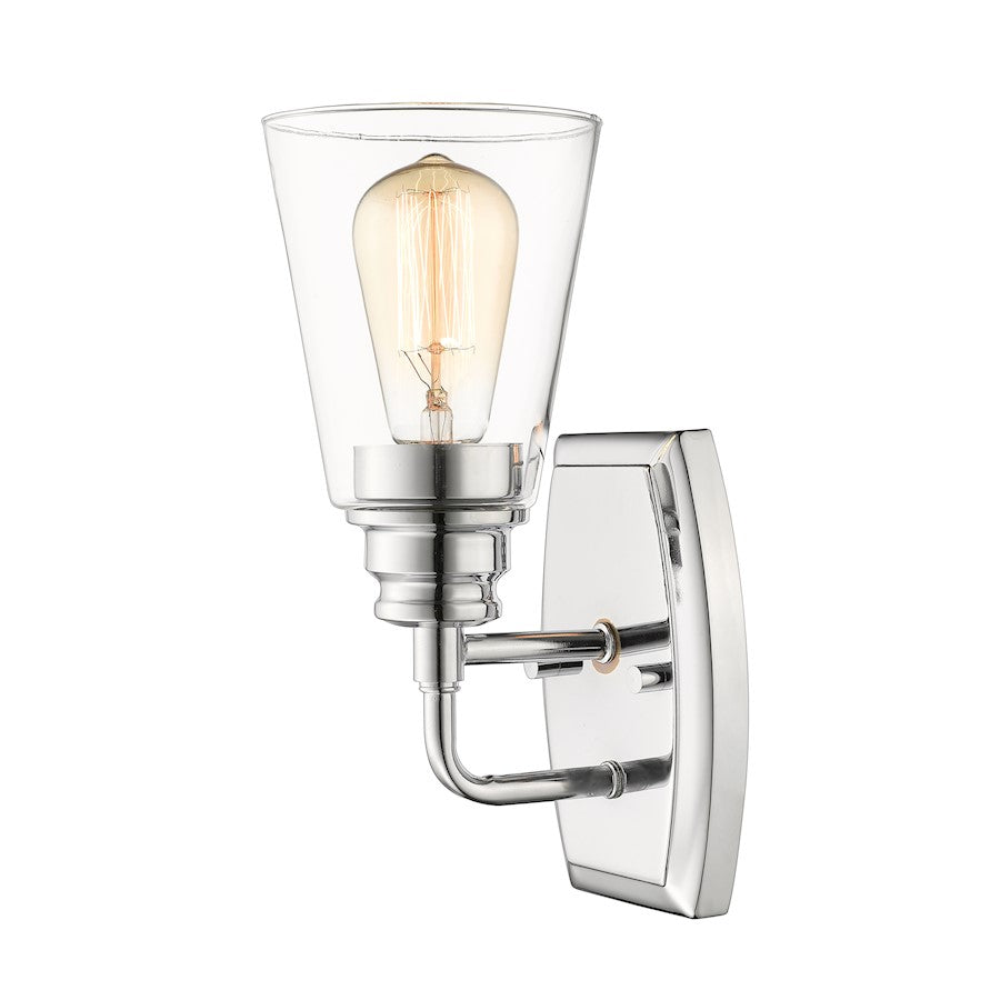Z-Lite Annora 1 Light Wall Sconce, Chrome - 428-1S-CH