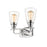 Z-Lite Annora 2 Light Vanity, Chrome - 428-2V-CH